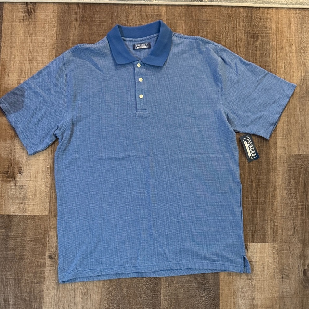 Men's Blue Polo Shirt